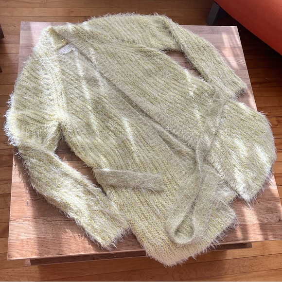 A by ANTHROPOLOGIE Yellow Duster Cardigan - Picture 6 of 12